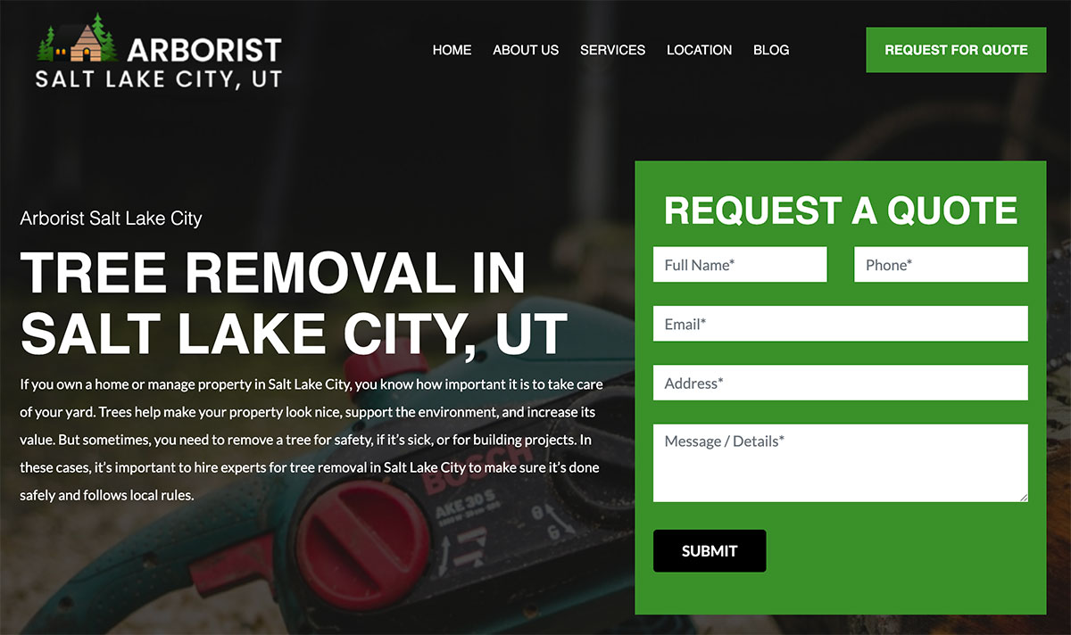 Arborist Salt Lake City
