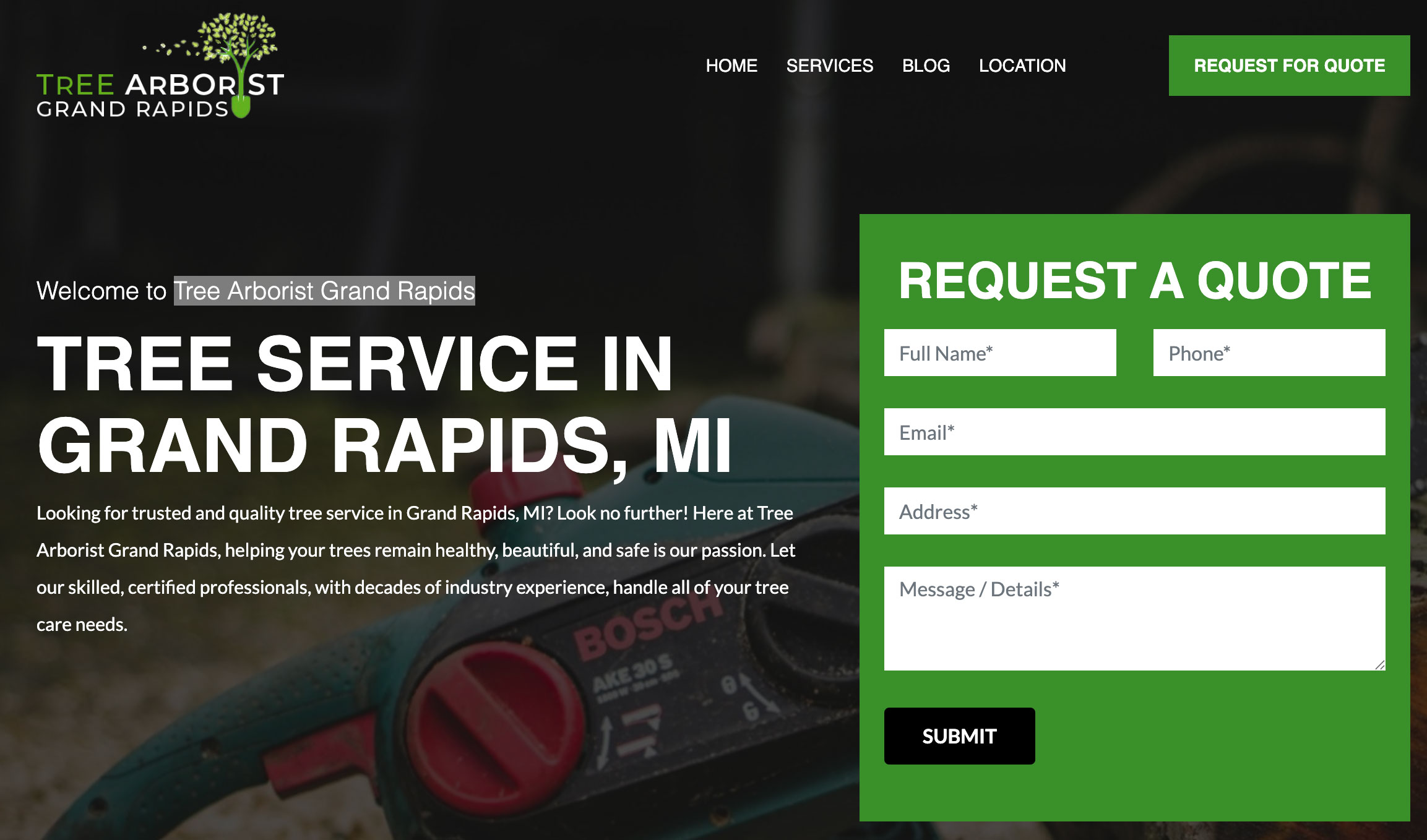 Tree Arborist Grand Rapids