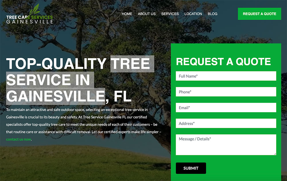 Tree Service in Gainesville